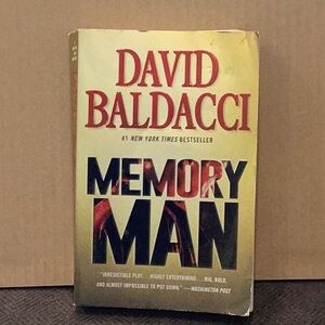 3/$15 MEMORY MAN David Baldacci Soft Cover